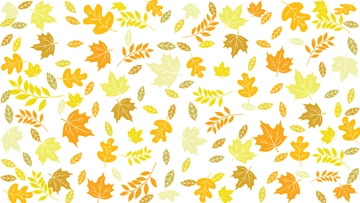 Free Yellow Leaves Pattern Background to Edit Online
