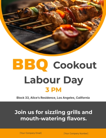 Labour day Flyer Template - Edit Online & Download