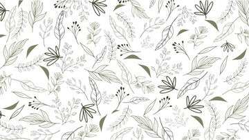 Free Aesthetic Leaves Pattern Background to Edit Online