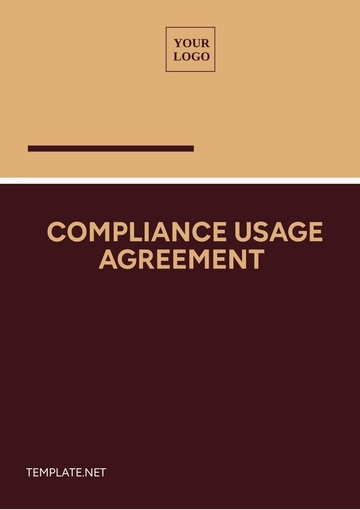 Free Compliance Usage Agreement Template to Edit Online