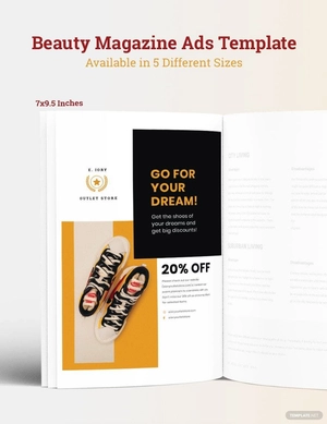 Commercial Magazine Ads Template