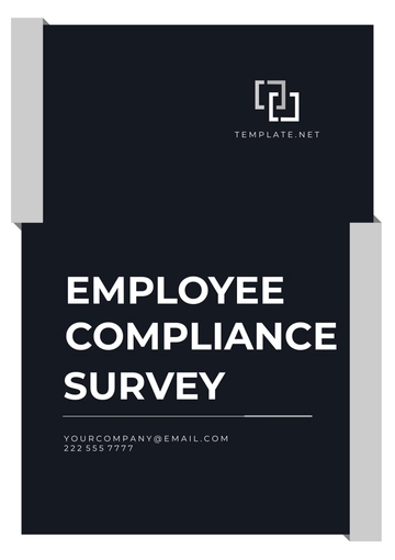 Free Employee Compliance Survey Template to Edit Online