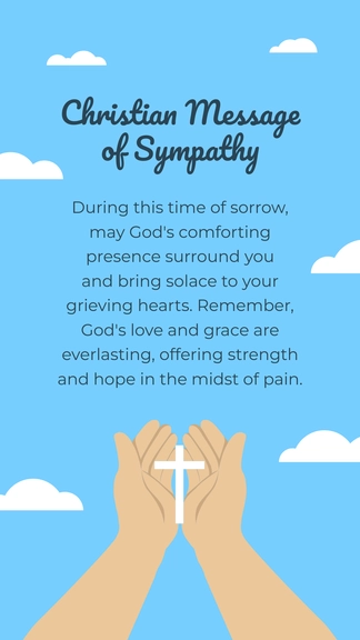 Free Christian Message of Sympathy to Edit Online