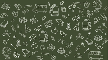 Free School Doodle Pattern to Edit Online