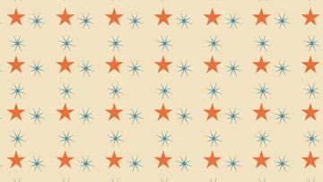 Free Retro Star Pattern  to Edit Online