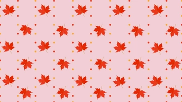 Free Red Leaves Pattern to Edit Online