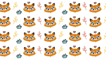 Free Cute Doodle Pattern to Edit Online