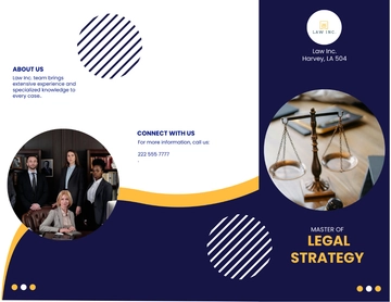 Free Law Firm Expertise Brochure Template to Edit Online