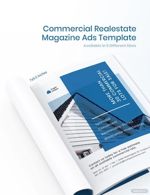 Commercial Real Estate Magazine Ads Template