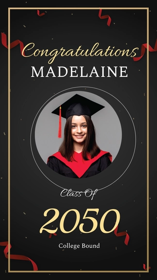 Free Congratulations Retractable Banner Template to Edit Online