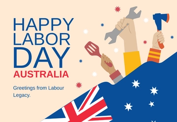 Free Labour day Australia Template to Edit Online