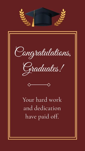 Free Congratulations Graduate Card Template to Edit Online