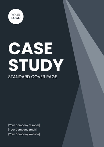 Free Case Study Standard Cover Page Template to Edit Online