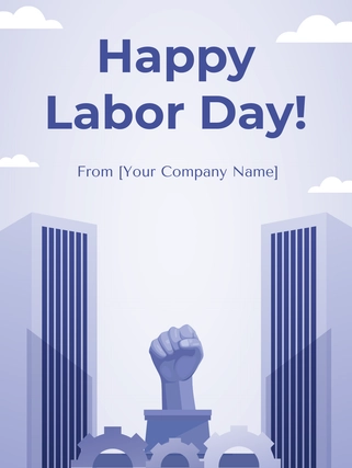 Free Labour Day Post Template to Edit Online