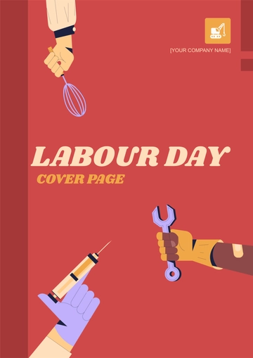 Free Labour Day Cover Page Template to Edit Online