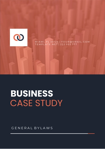 Free Business Case Study Template to Edit Online