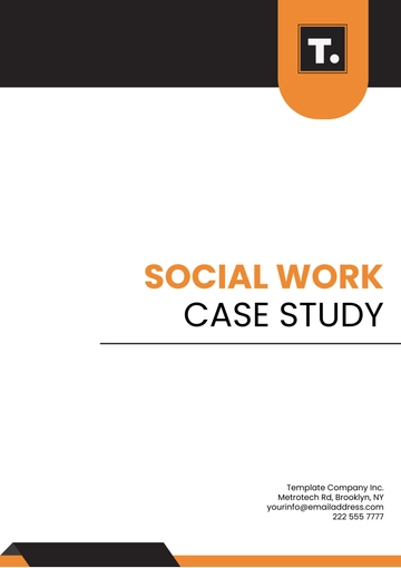 Free Social Work Case Study Template to Edit Online