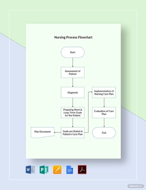 Nursing Process Flowchart Template