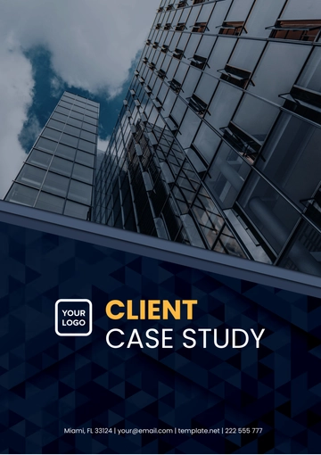 Free Client Case Study Template to Edit Online