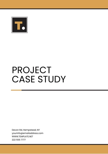 Free Project Case Study Template to Edit Online