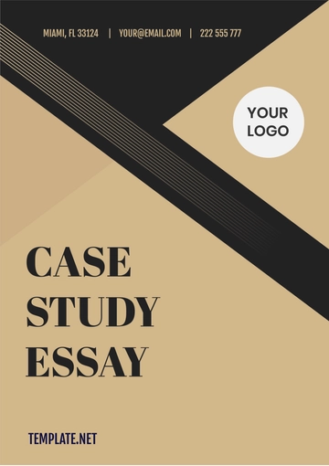 Free Case Study Essay Template to Edit Online