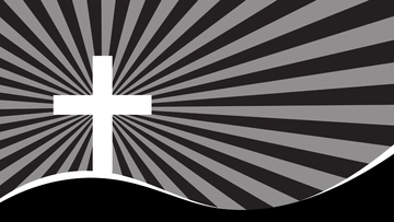 Free White Cross Black Background to Edit Online