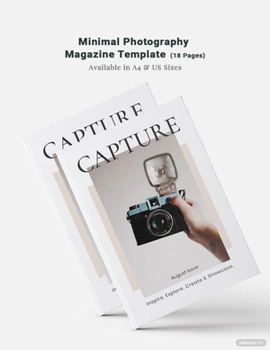 Minimal Photography Magazine Template