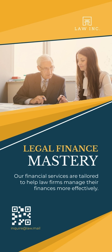Free Law Firm Finance Rack Card Template to Edit Online