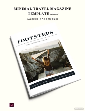 Minimal Travel Magazine Template