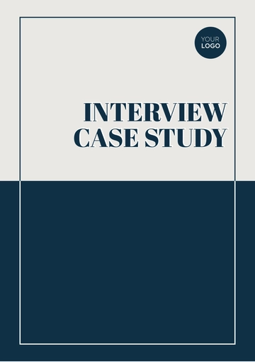 Free Interview Case Study Template to Edit Online