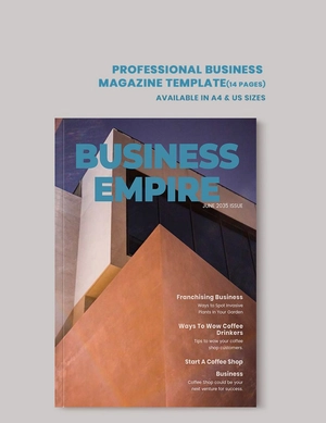 Professional Business Magazine Template
