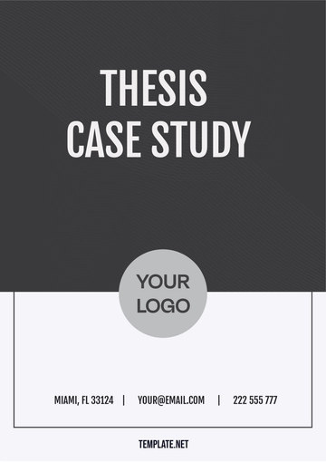 Free Thesis Case Study Template to Edit Online