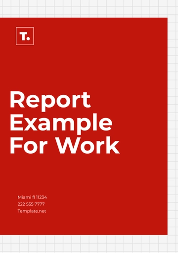 Free Report Example For Work Template to Edit Online