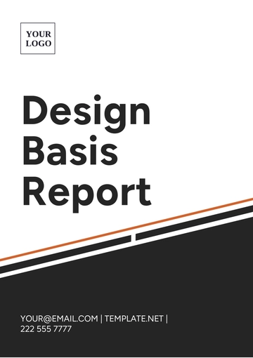 Free Design Basis Report Template to Edit Online