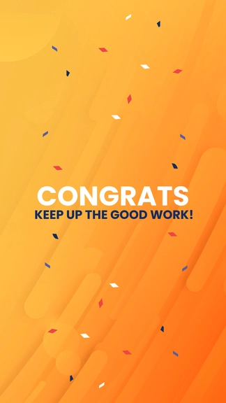 Free Background Congratulations Instagram Post to Edit Online
