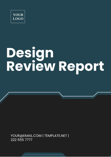 Free Design Review Report Template to Edit Online