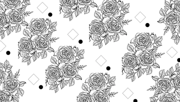 Free White Rose Black Background to Edit Online