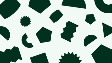 Free Geometric Dark Green Background to Edit Online