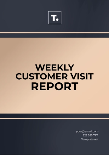Free Weekly Customer Visit Report Template to Edit Online