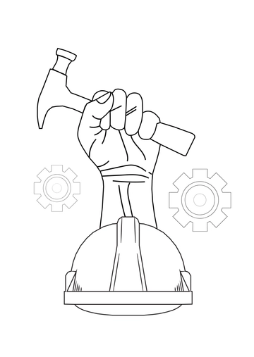 Free Labour day Sketch Template to Edit Online