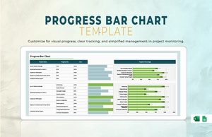Progress Bar Chart Template