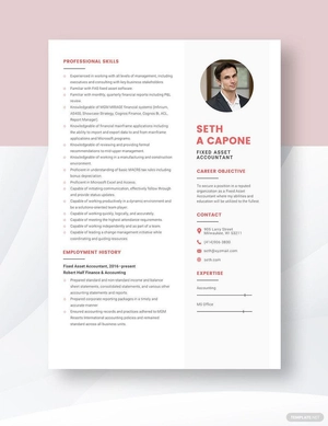 Fixed Asset Accountant Resume