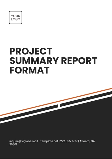 Free Project Summary Report Format Template to Edit Online