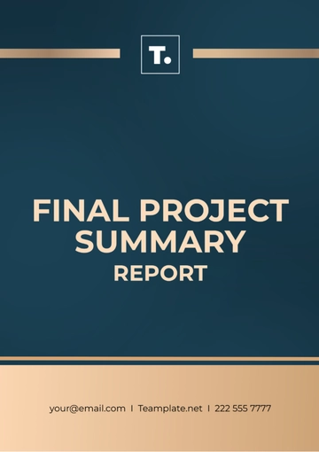Free Final Project Summary Report Template to Edit Online