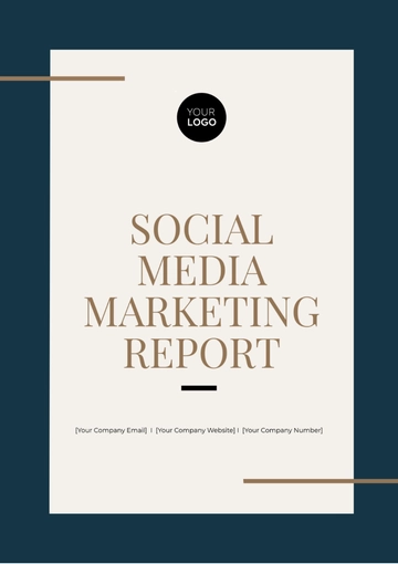 Free Social Media Marketing Report Template to Edit Online