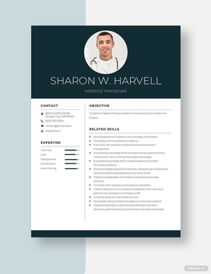Hospice Physician Resume