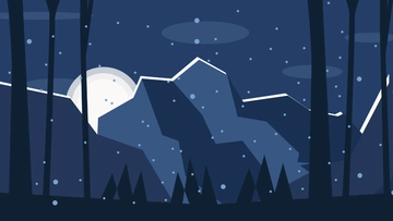 Free Winter Animated Background to Edit Online