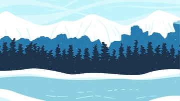 Free Winter Lake Background to Edit Online
