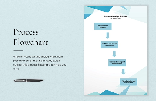 Process Flowchart Template