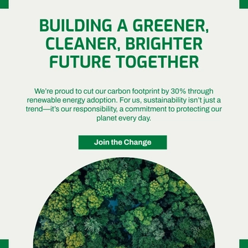 Free Environment LinkedIn Post Template to Edit Online